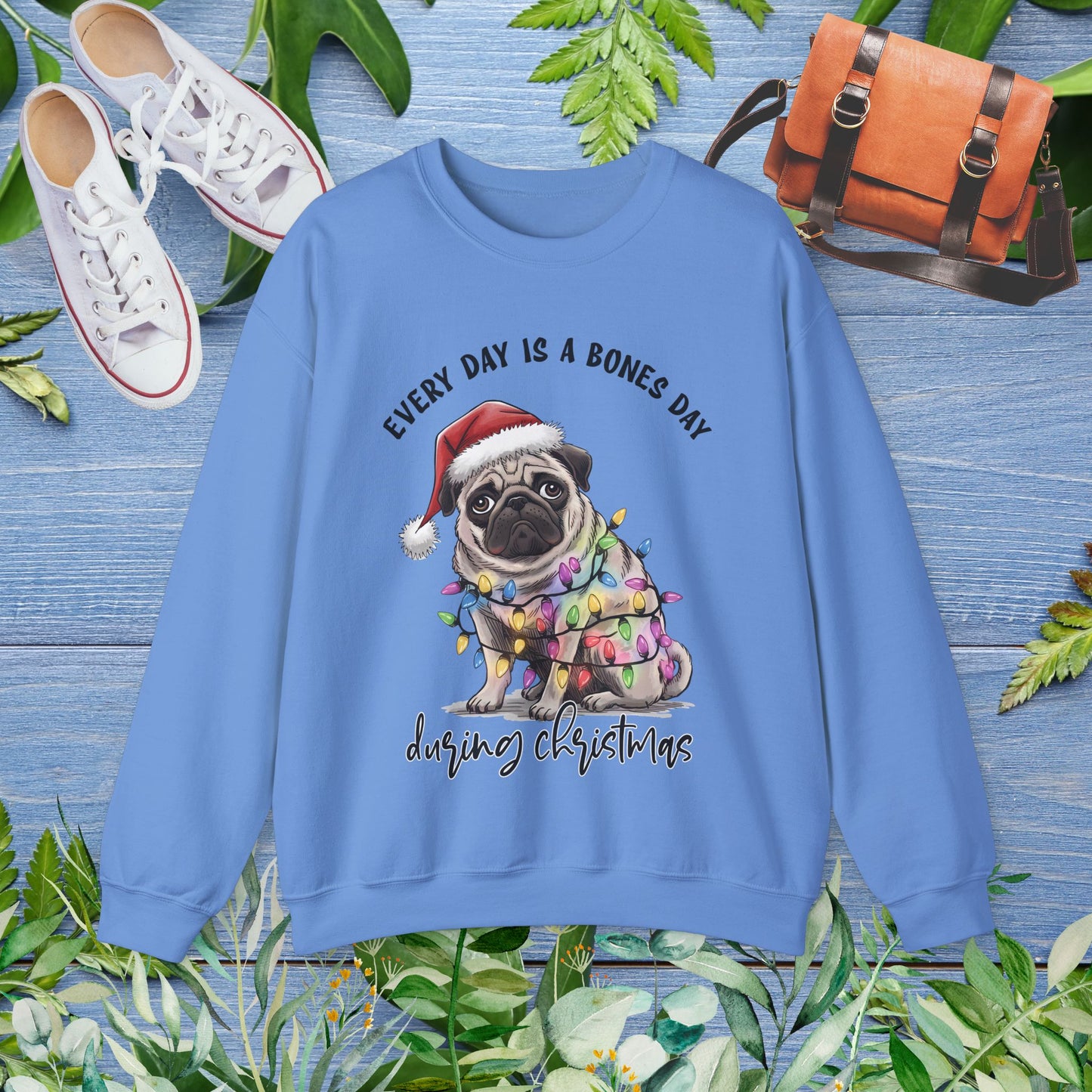 Everyday Is Bones Day During Christmas, Bulldog Unisex Sweatshirt - furevermama