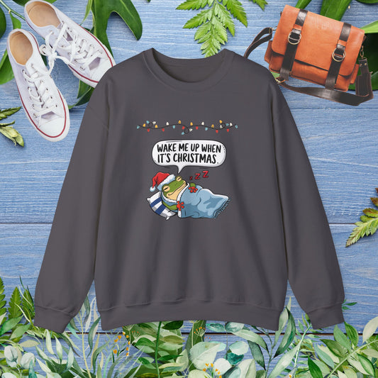 Wake Me Up When It's Christmas Unisex Sweatshirt - furevermama
