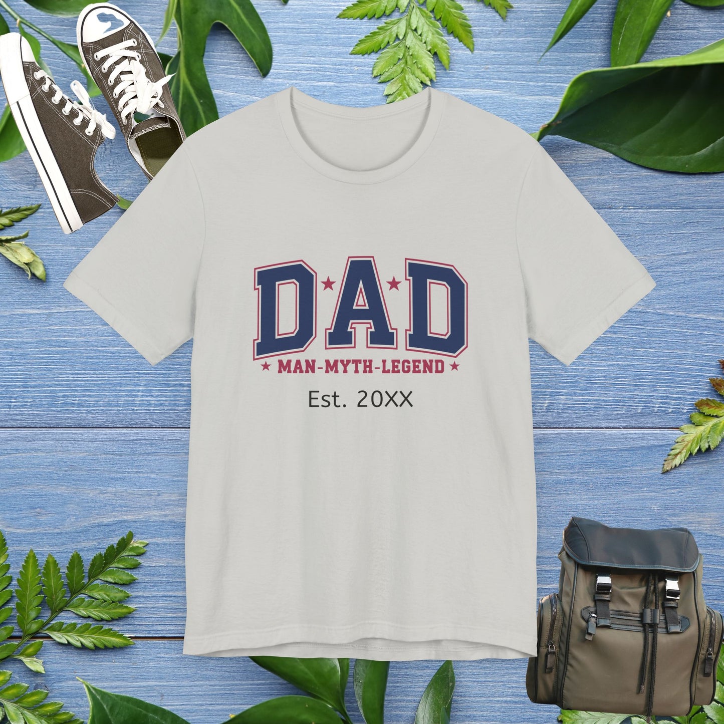 Dad Man-Myth-Legend Unisex Jersey Tee - Perfect Father's Day Gift