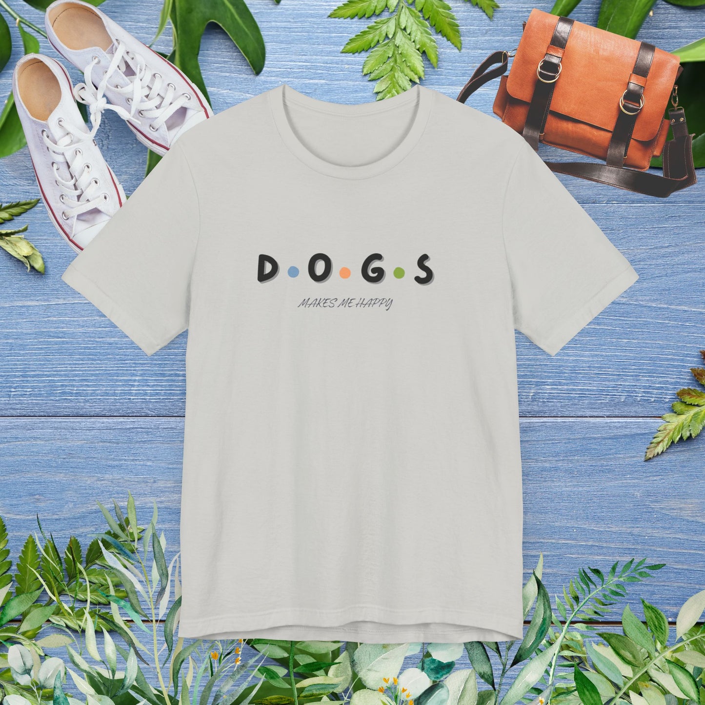 Dogs Make Me Happy T-Shirt - furevermama