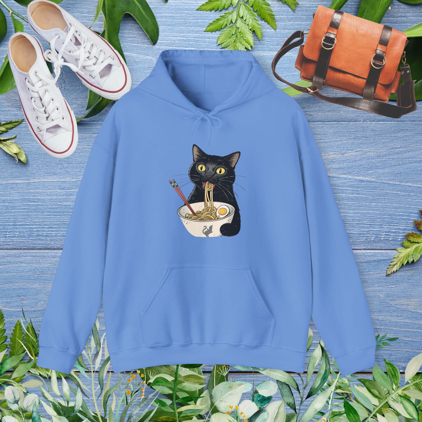 Cat Eating My Ramen Unisex Hoodie - furevermama