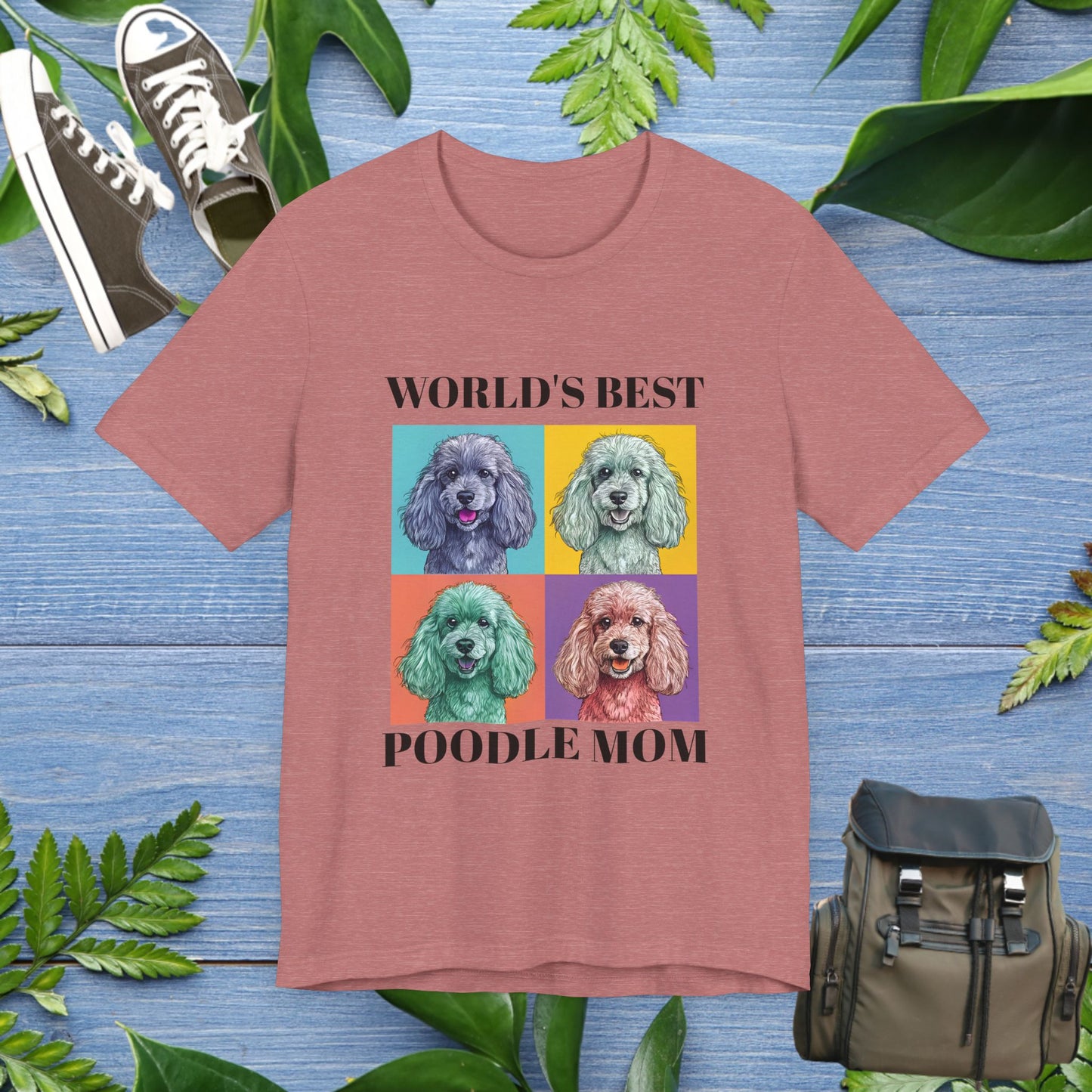 Poodle Color My Life T-Shirt - furevermama