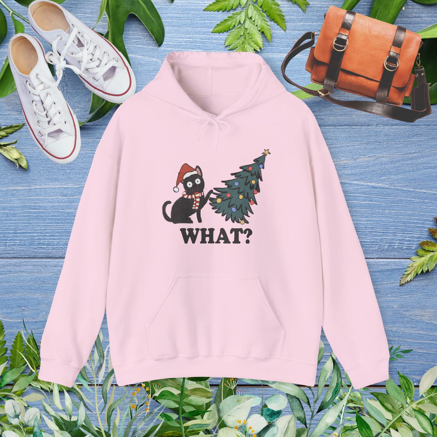 Naughty Cat Christmas Hoodie - furevermama