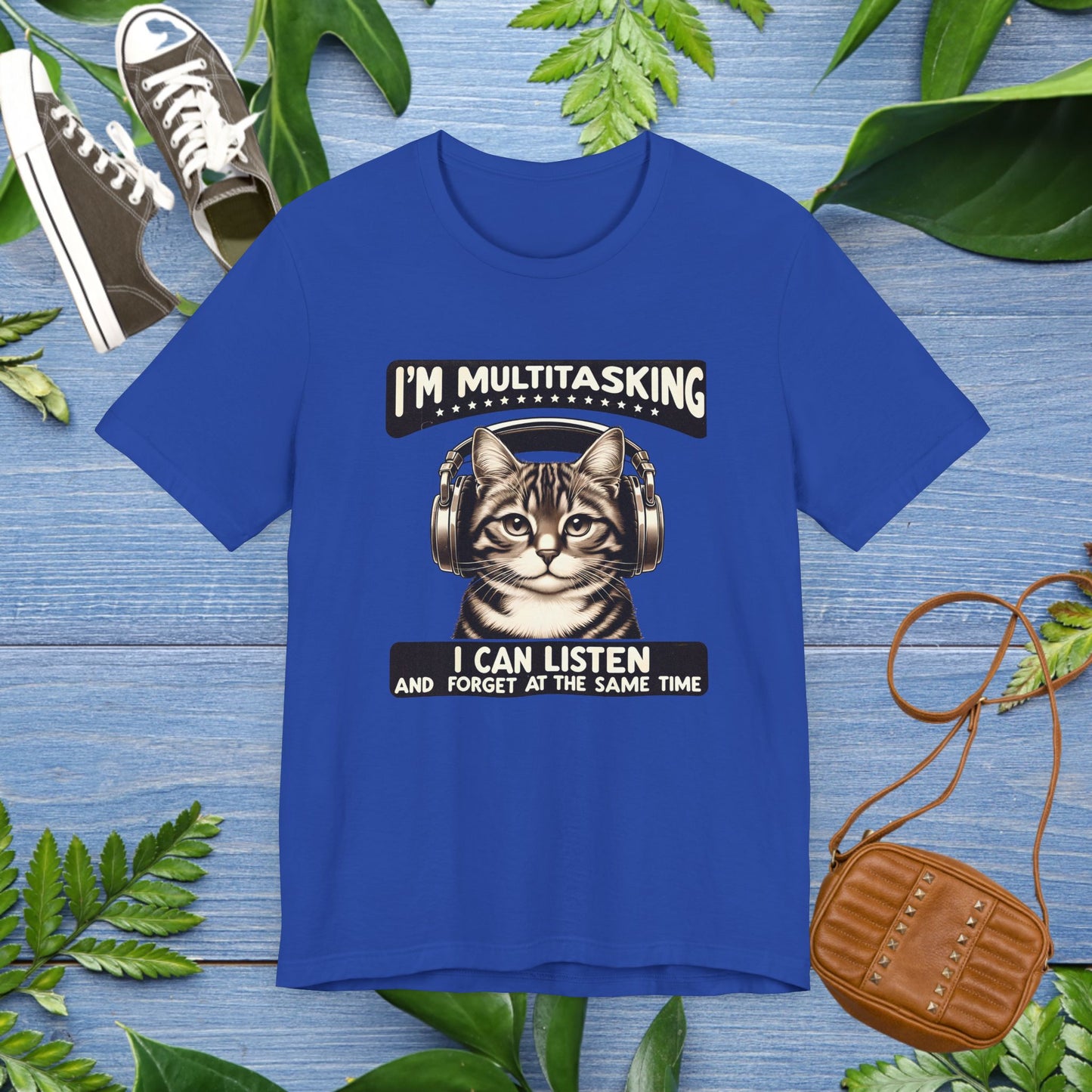 Multi-Tasking Cat Jersey Tee - furevermama
