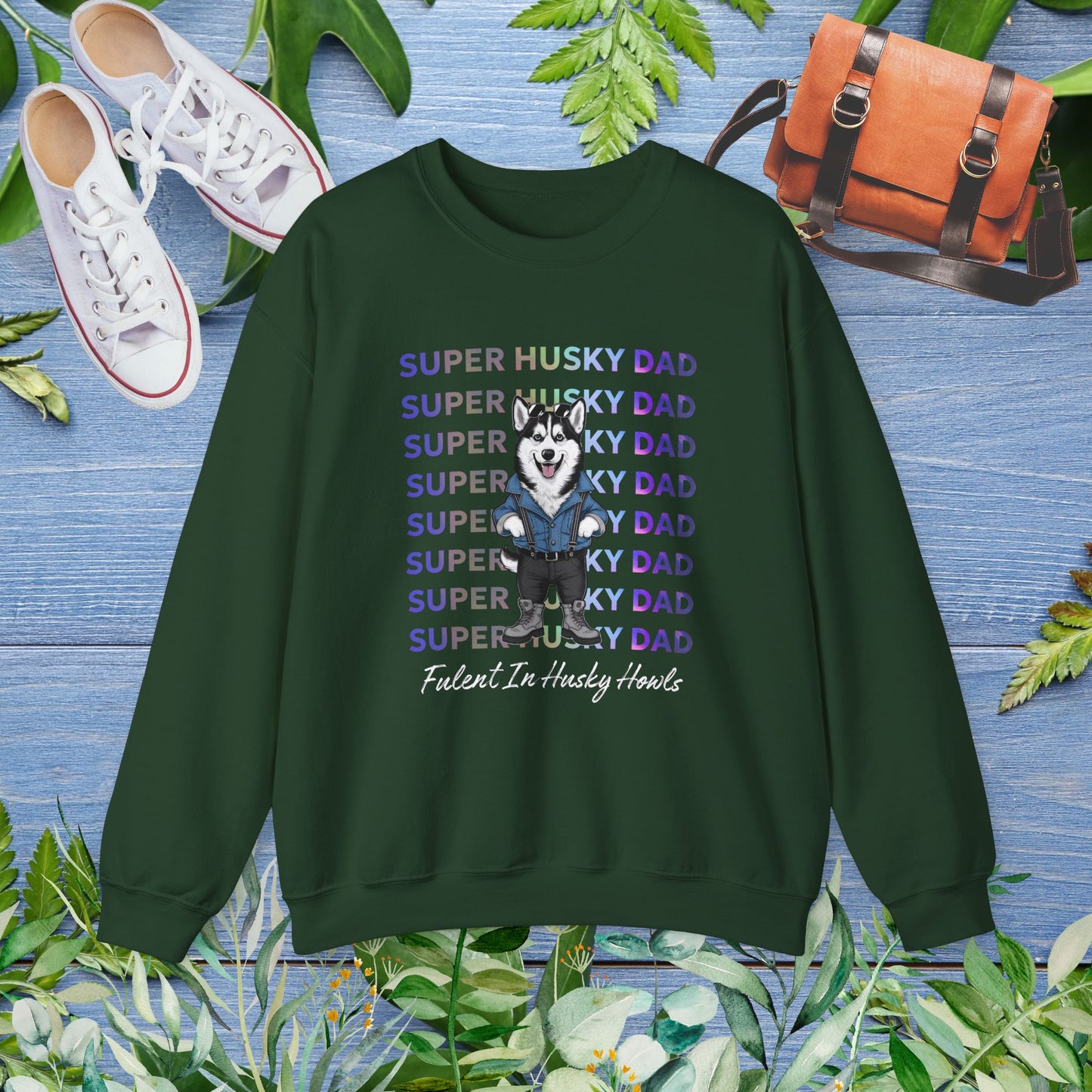 Husky Dad Sweatshirt - furevermama