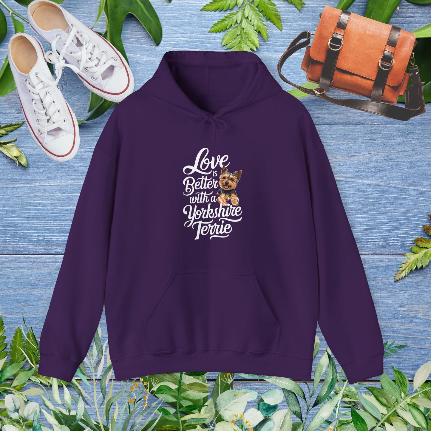 Life Is Better With Terrier Yorkshire Unisex Hoodie - furevermama