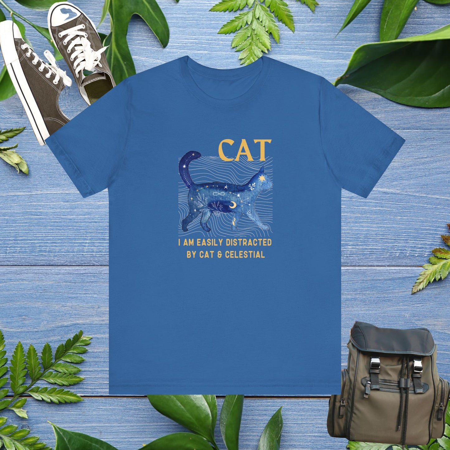 Cat and Celestial T-Shirt - furevermama
