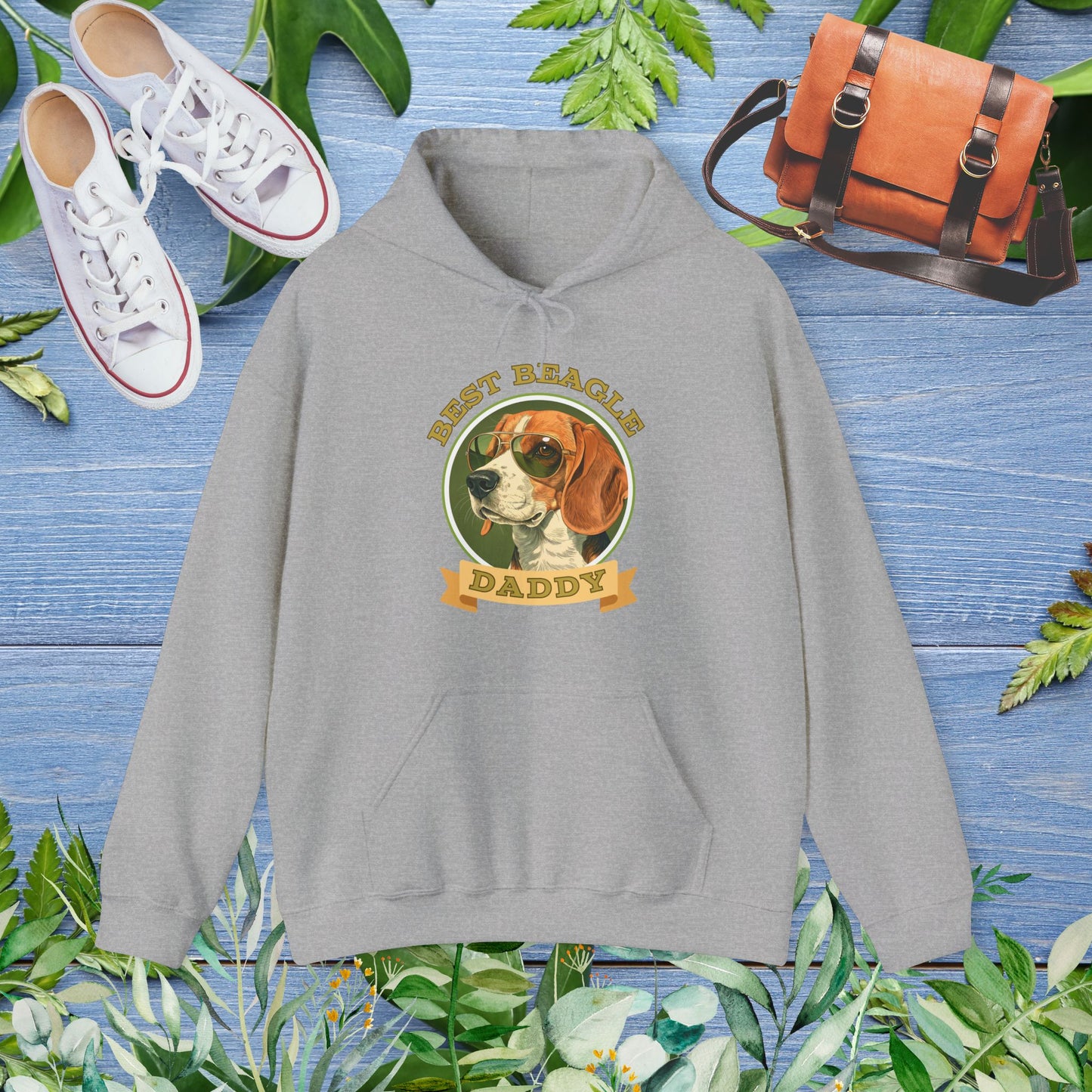 Best Beagle Daddy Hoodie - furevermama