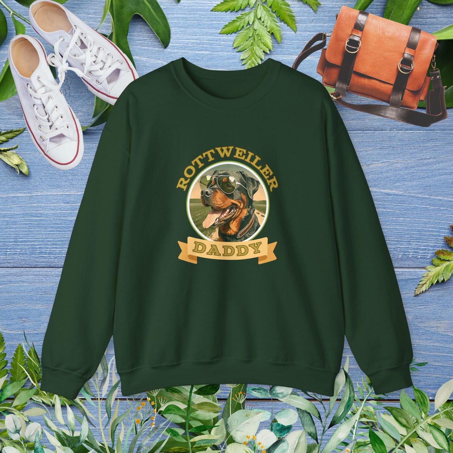 Rottweiler Daddy Sweatshirt - furevermama