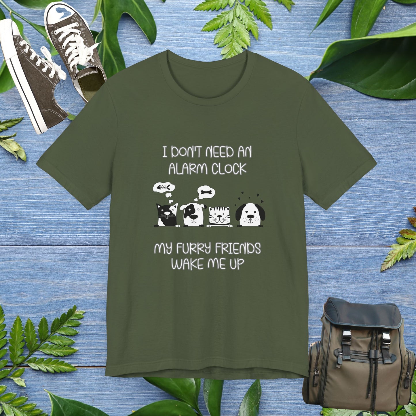 My Furry Friends Wake Me Up Unisex Tee - furevermama