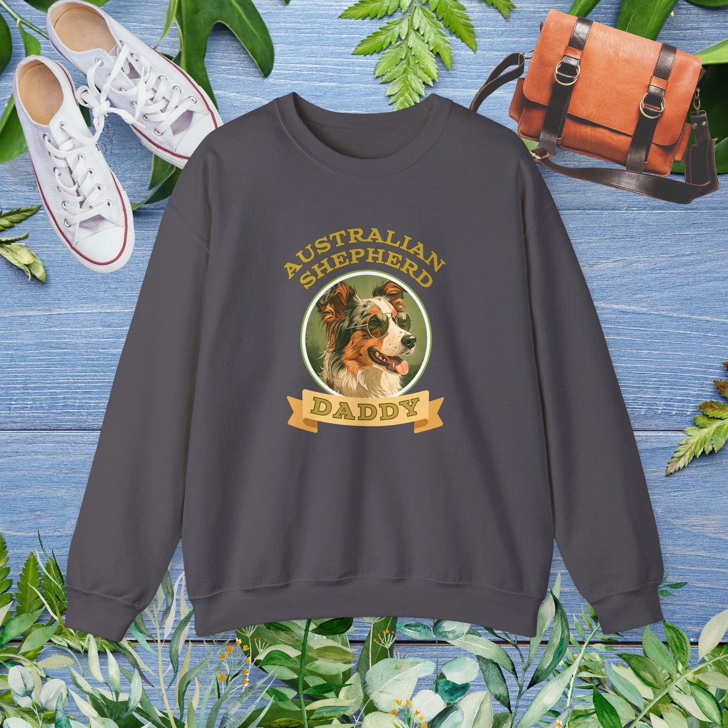 Australian Shepherd Daddy Sweatshirt - furevermama