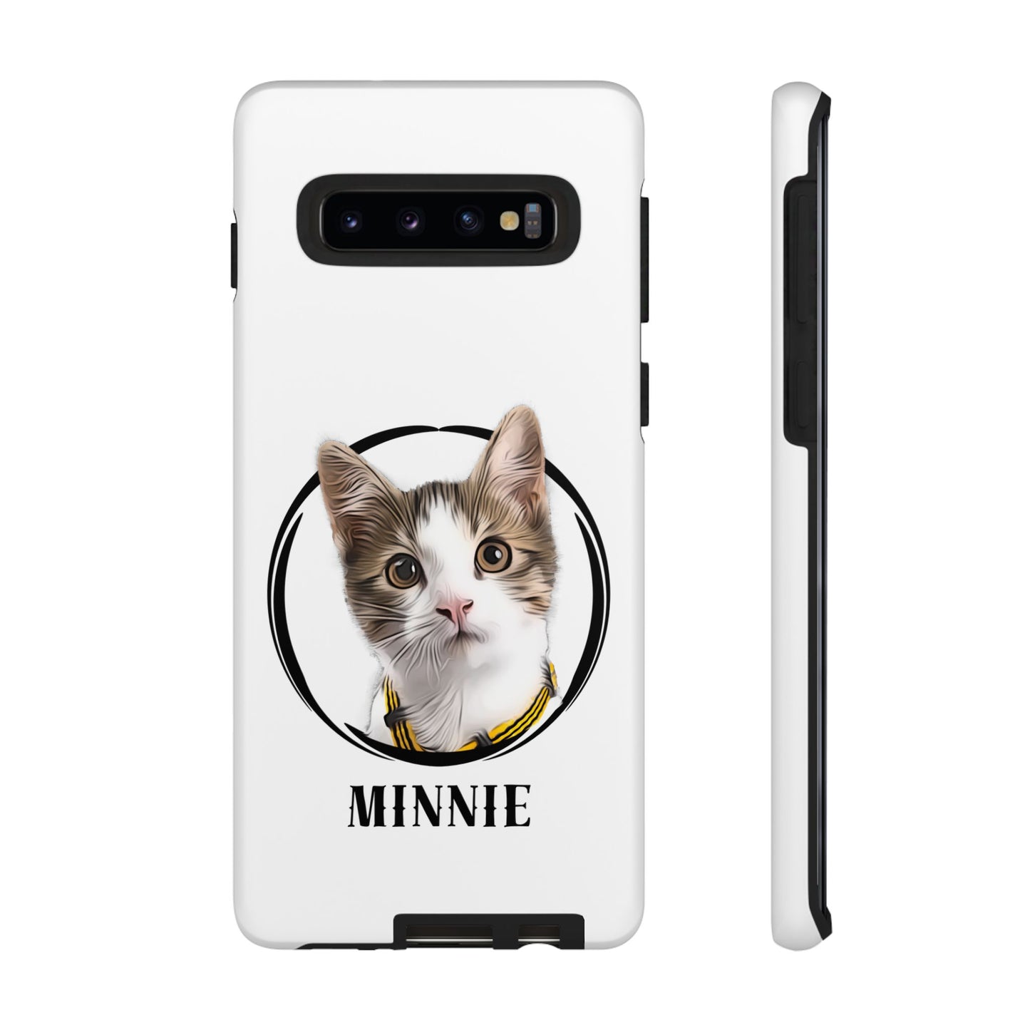 Custom Pet Portrait In Circle Phone Case - furevermama