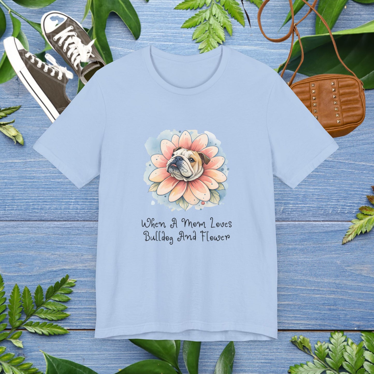 Bulldog Flower T-Shirt - furevermama