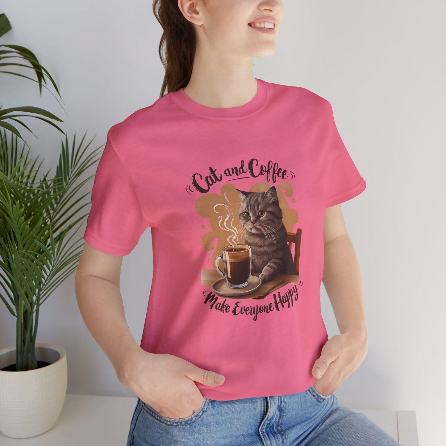 Cat and Coffee T-Shirt - furevermama