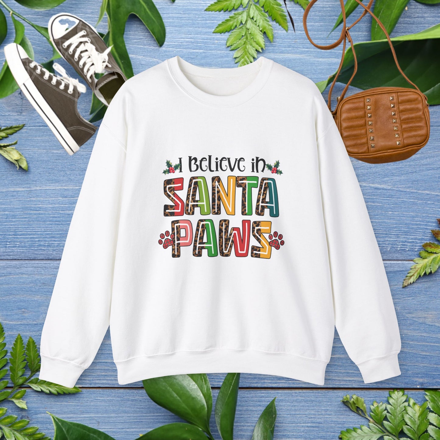 I Believe In Santa Paws Unisex Sweatshirt - furevermama
