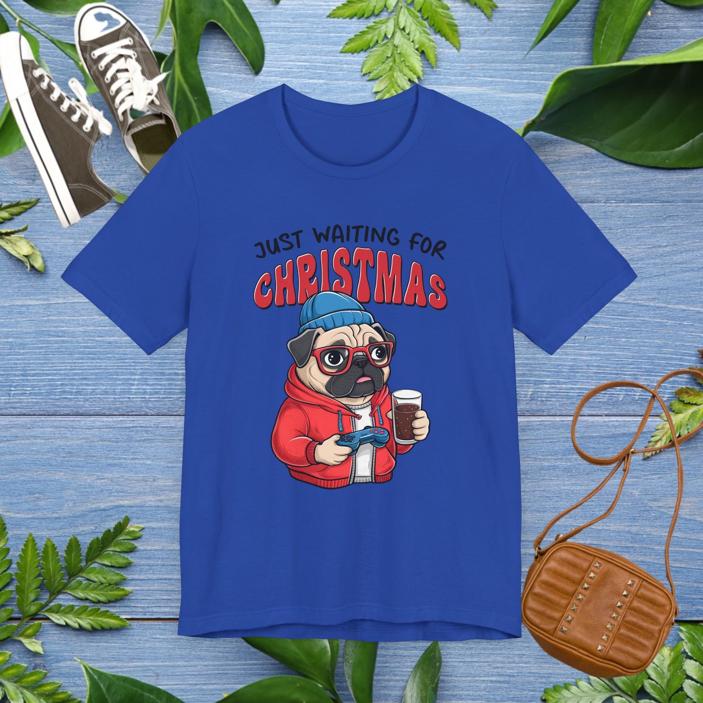 Just Waiting For Christmas, Bulldog Jersey Tee - furevermama