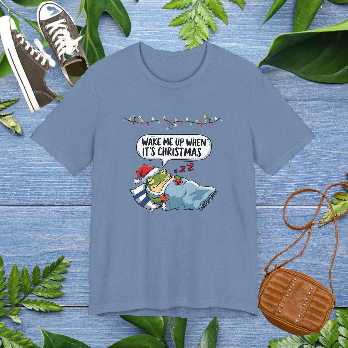 Wake Me Up When It's Christmas, Froggy Jersey T-Shirt - furevermama