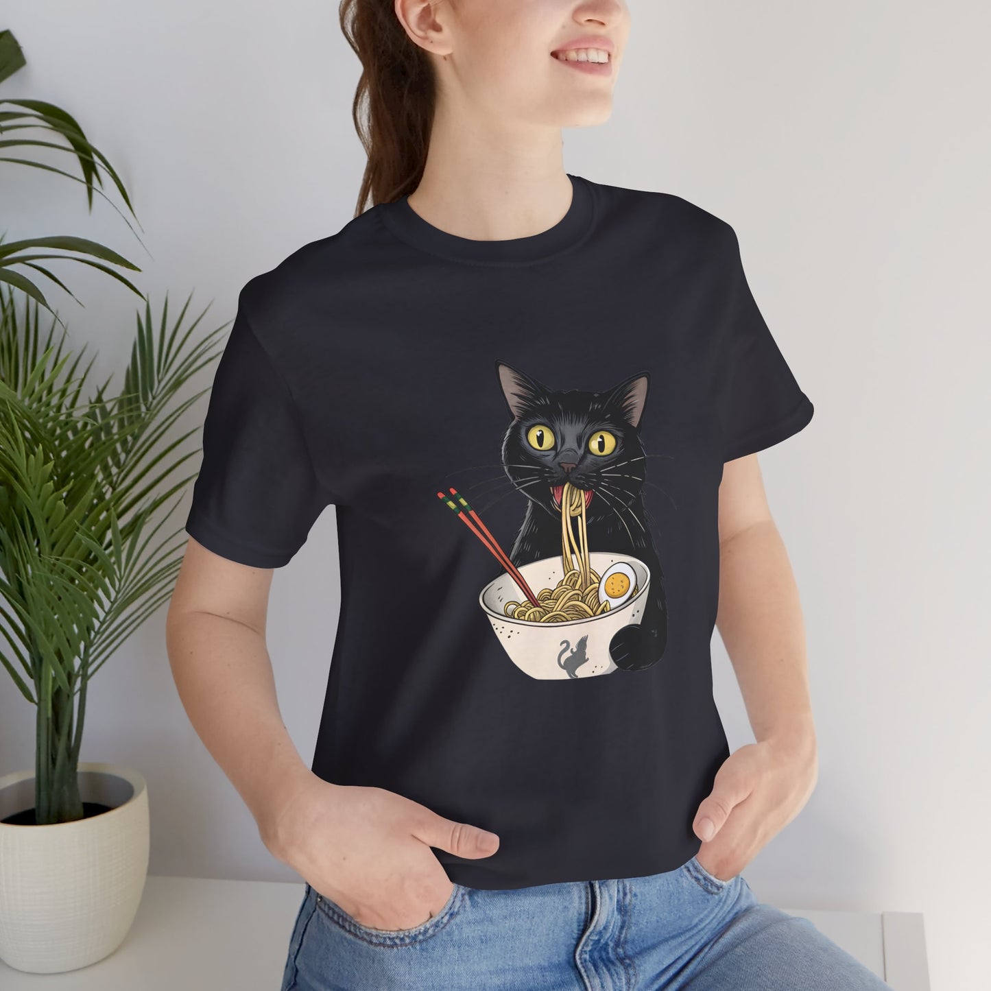 Cat Eating My Ramen T-Shirt - furevermama