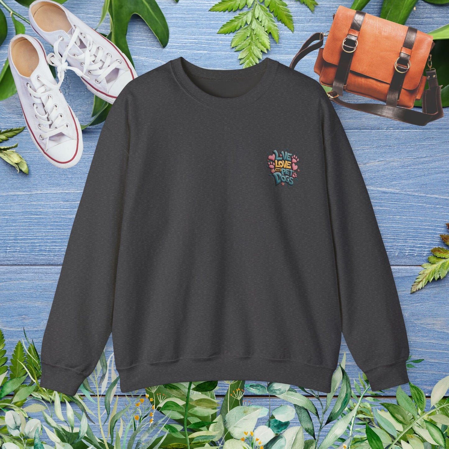 Live Love and Pet Dog Sweatshirt - furevermama