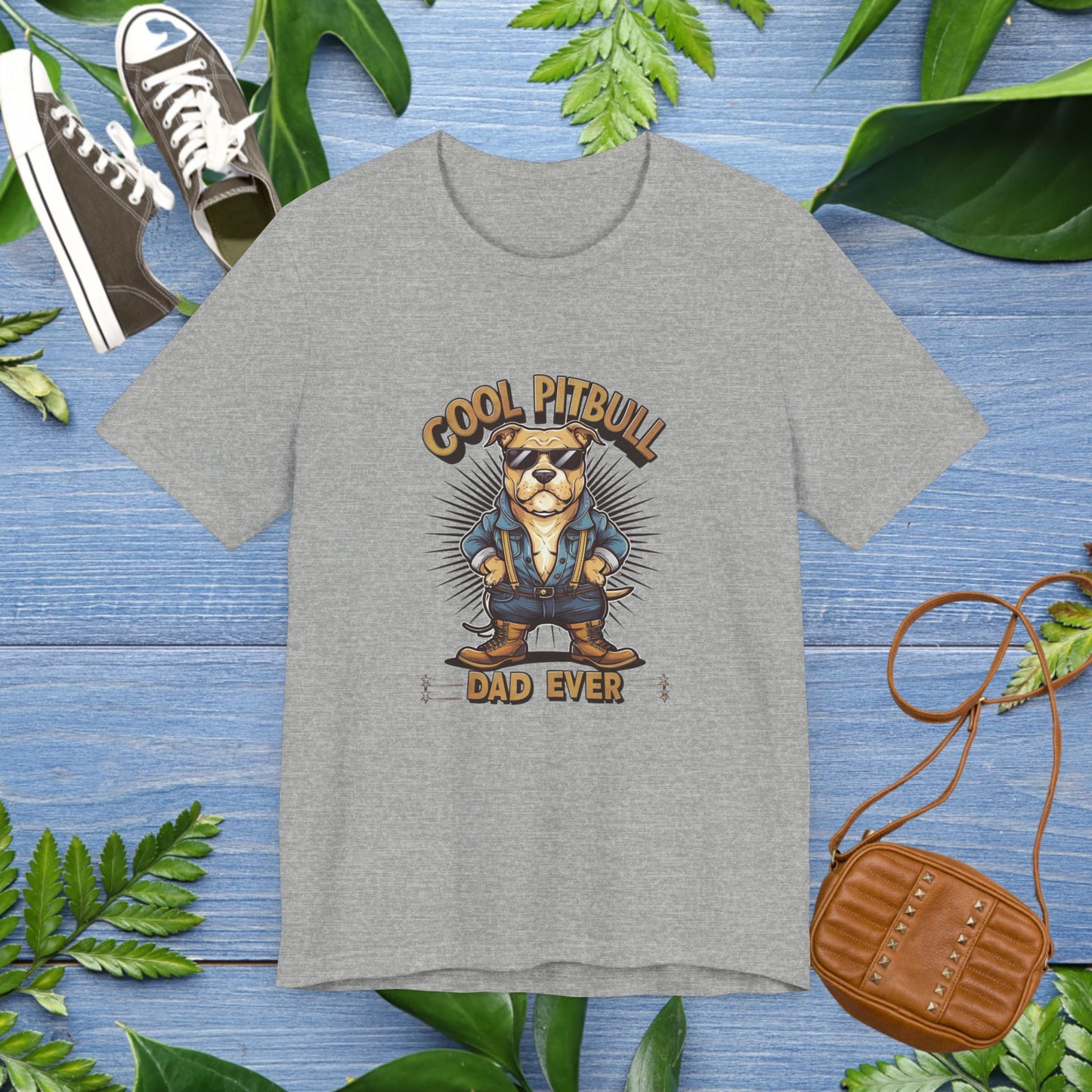 Pitbull Dad T-Shirt - furevermama