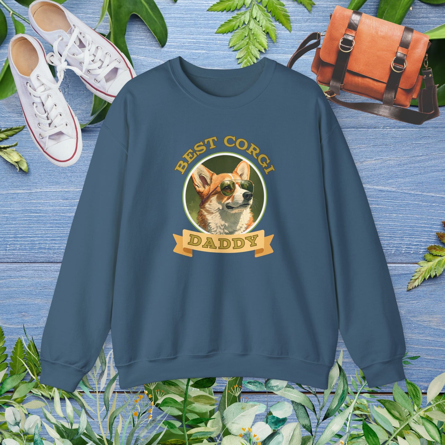 Best Corgi Daddy Ever Sweatshirt - furevermama