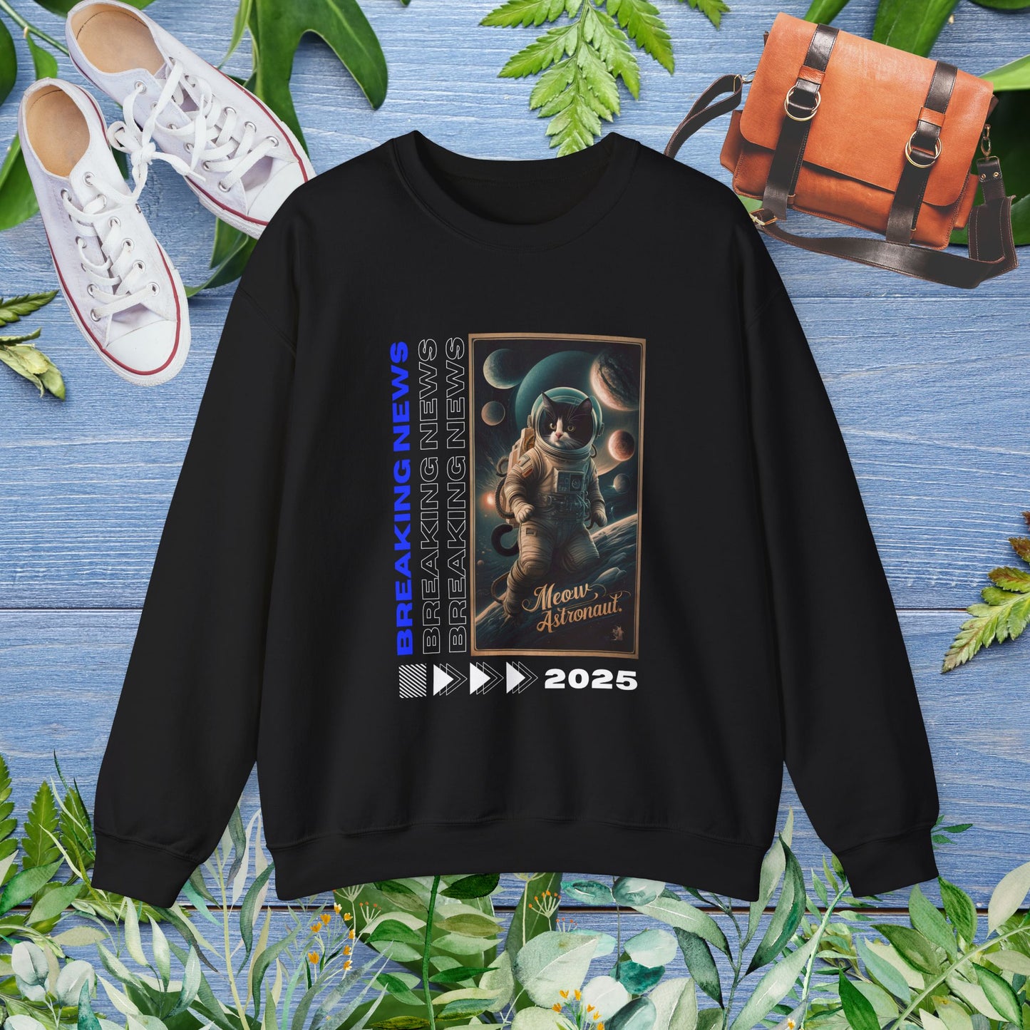Astronaut Breaking News Unisex Sweatshirt - furevermama