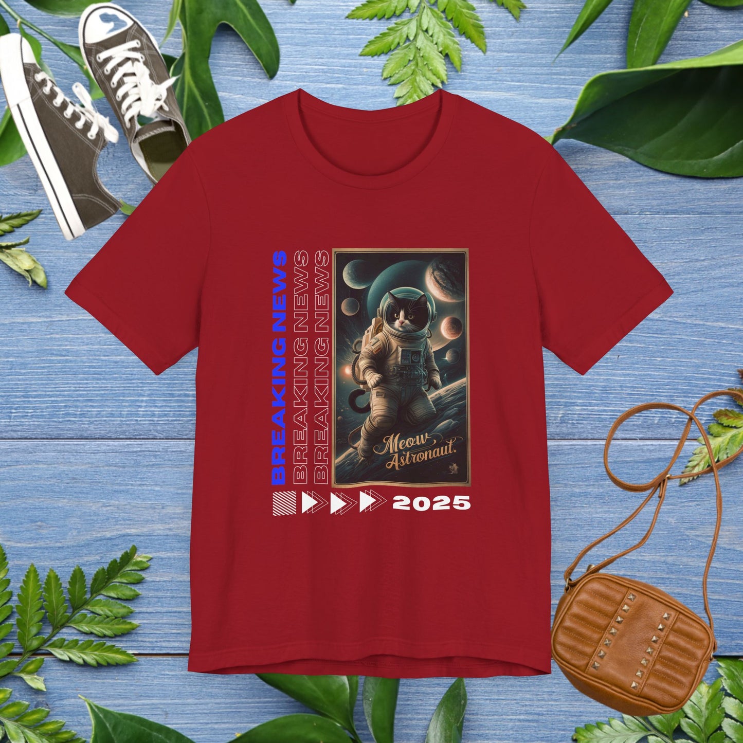 Astronaut Breaking News Unisex T-Shirt - furevermama