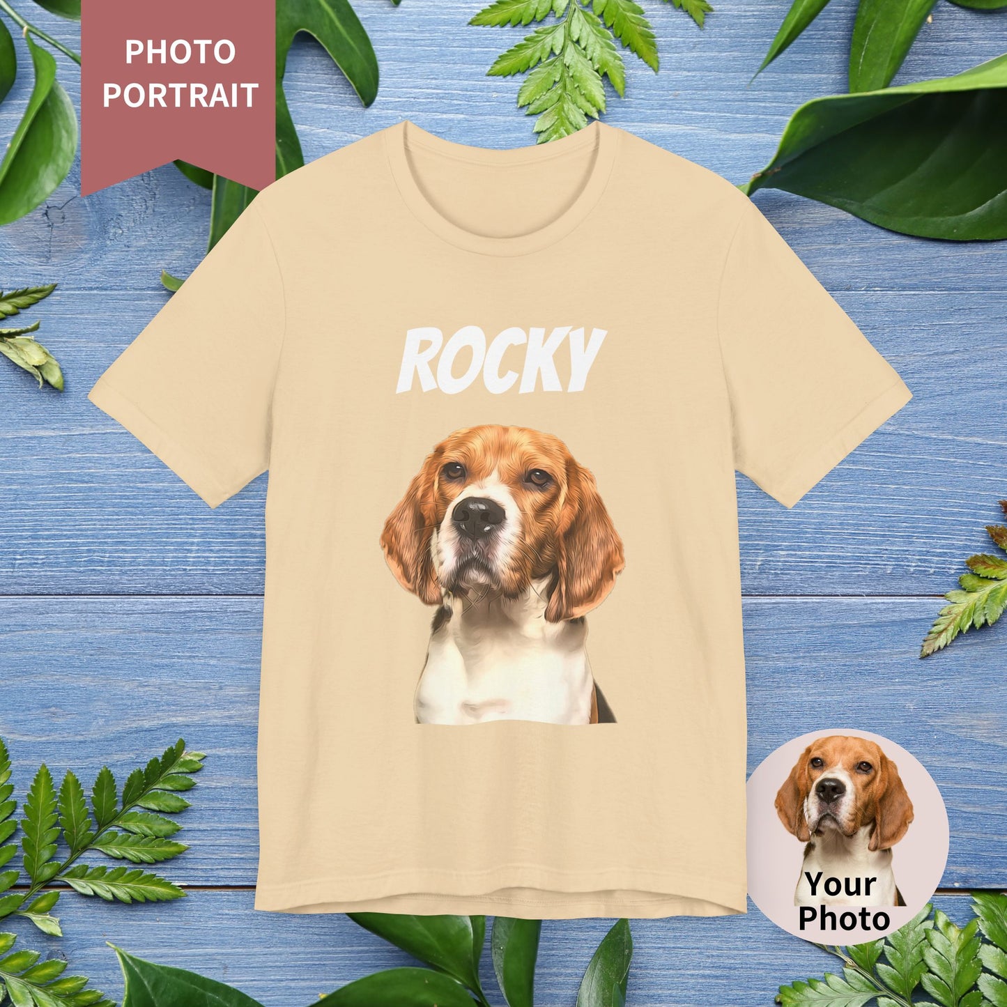 Custom Pet Portrait Unisex T-Shirt - furevermama