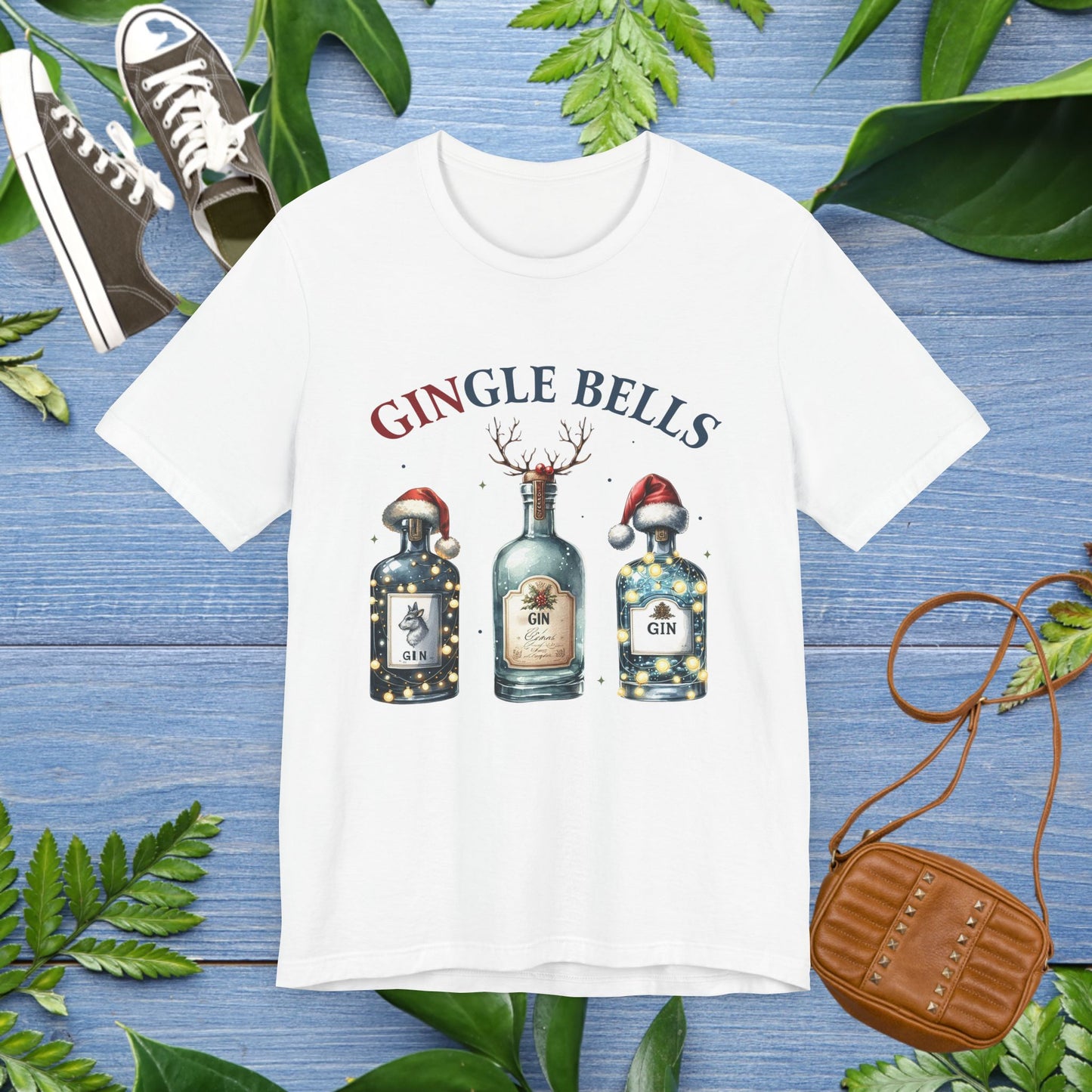 Gingle Bells Christmas Unisex Short-Sleeve T-shirt - furevermama
