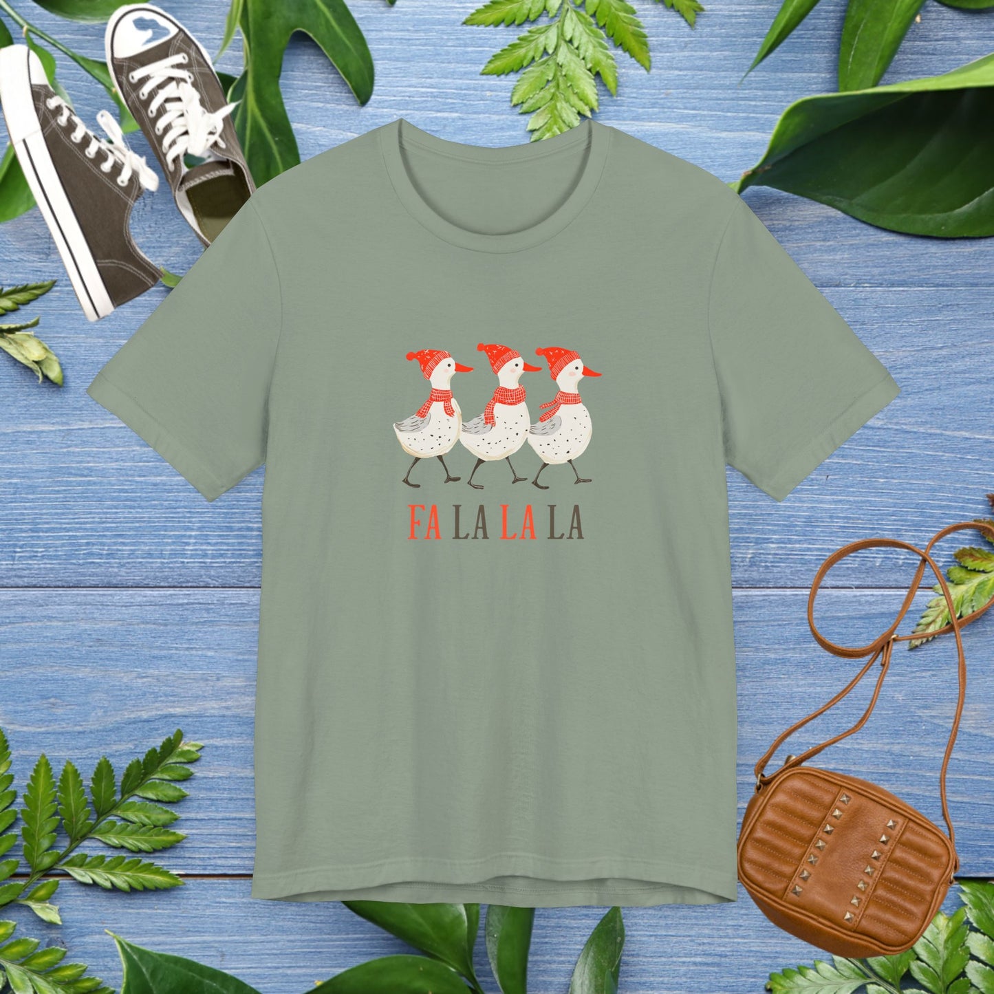 Christmas Ducks Unisex Tee - FALAFALA Design - furevermama