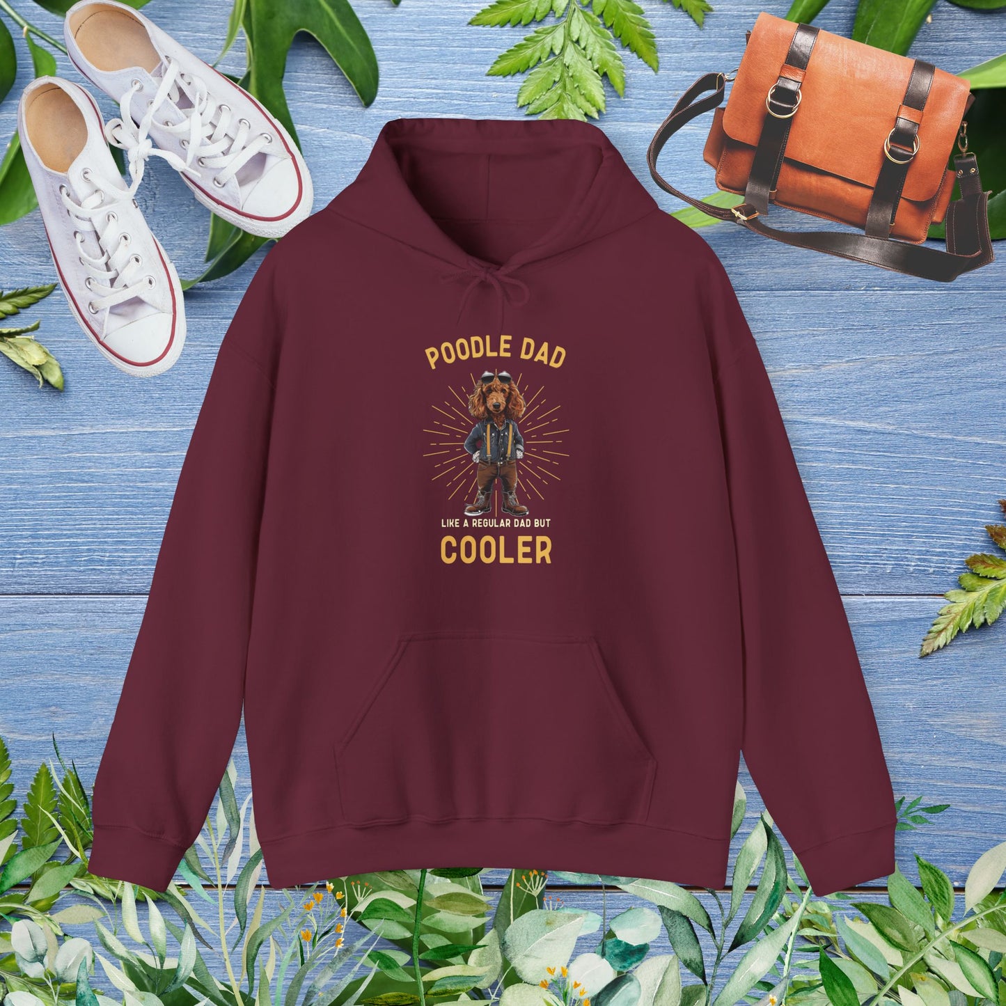Cooler Poodle Dad Unisex Hoodie - furevermama