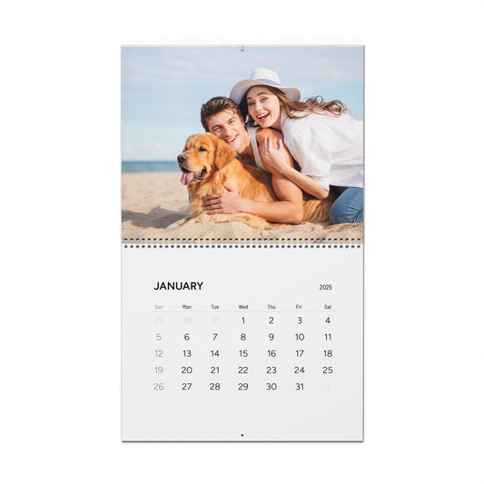 Custom Pet Photo Family Photo Wall Calendar - furevermama