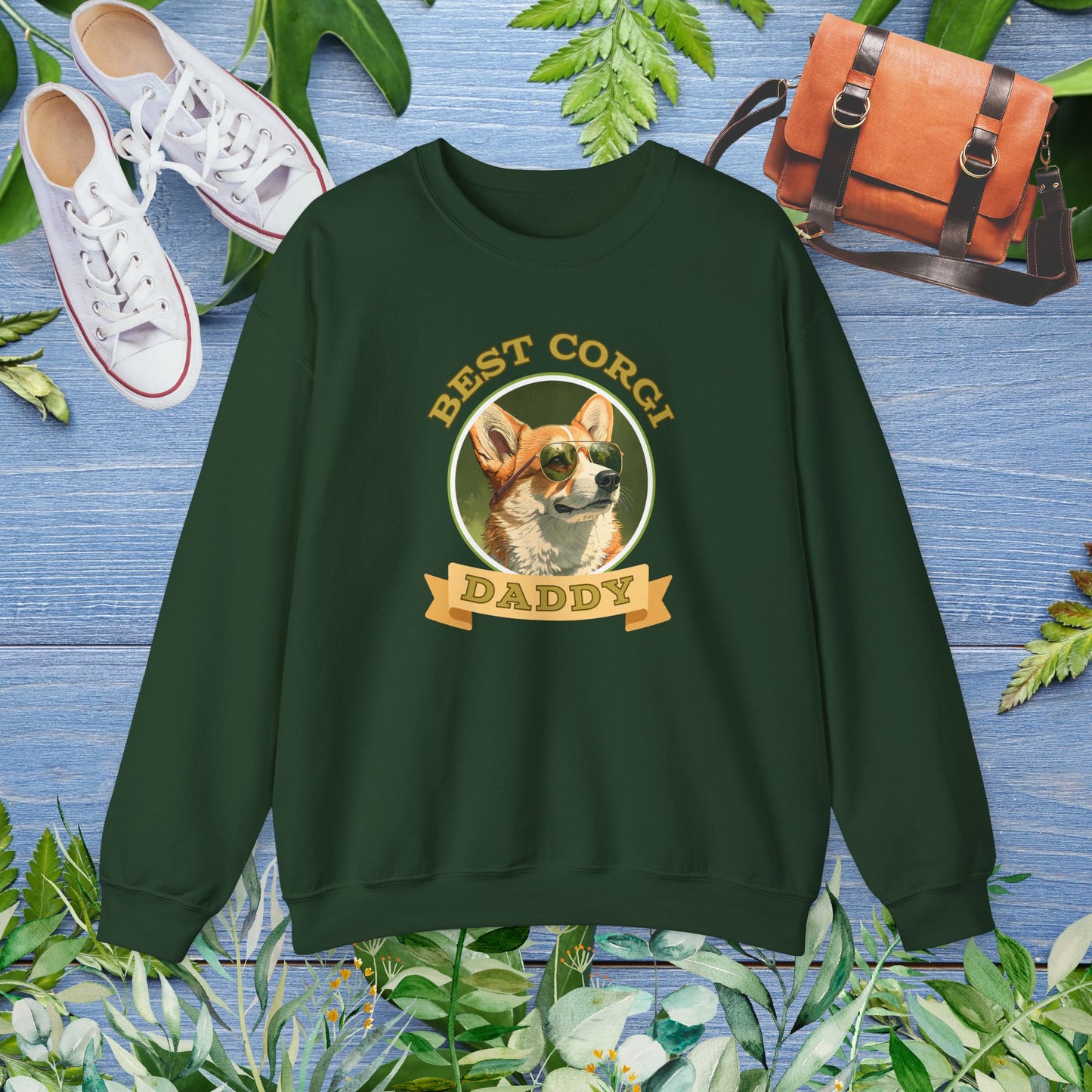 Best Corgi Daddy Ever Sweatshirt - furevermama