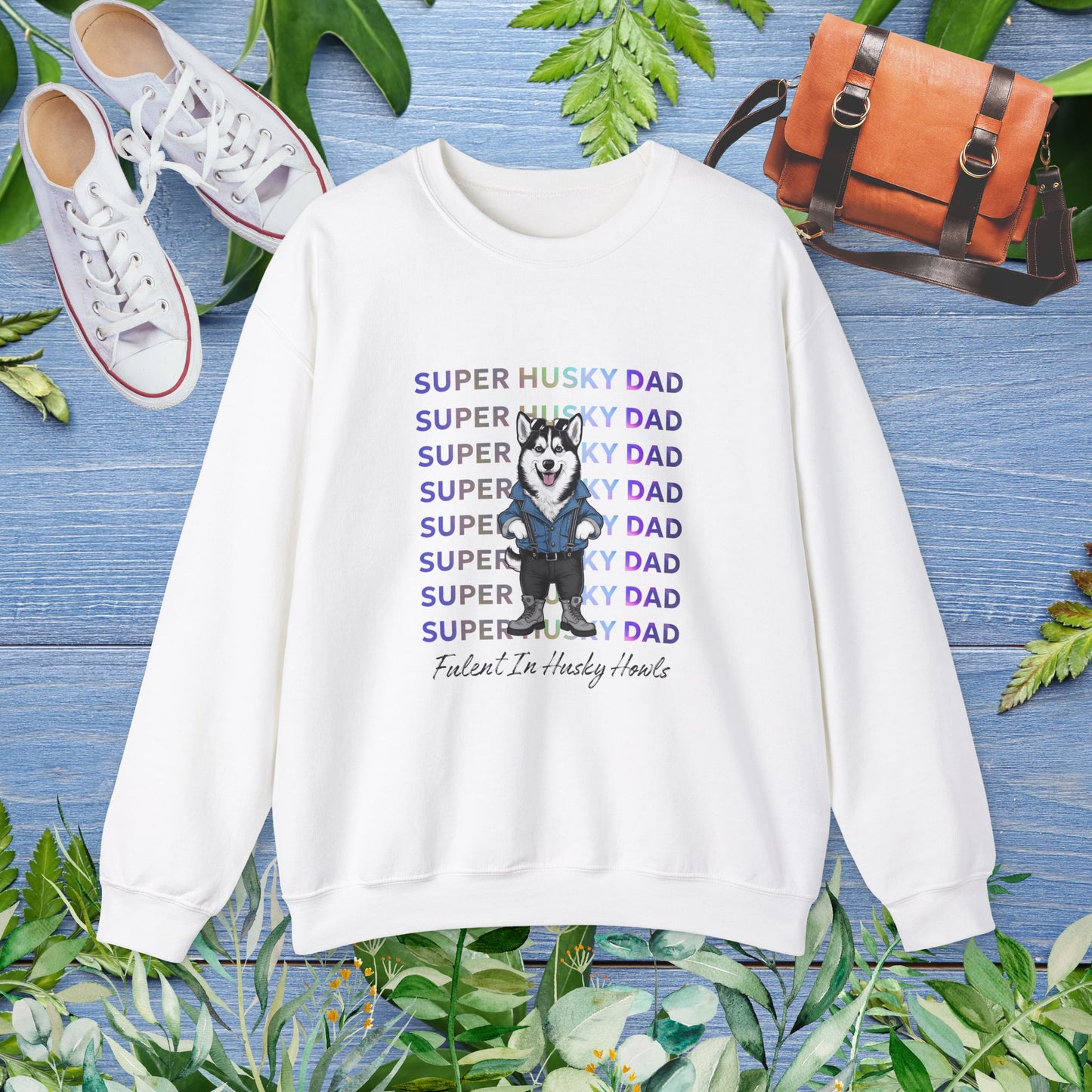 Husky Dad Sweatshirt - furevermama