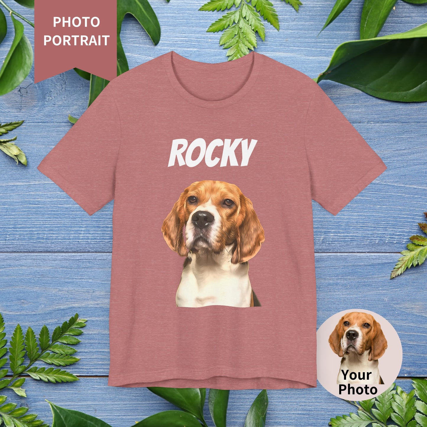 Custom Pet Portrait Unisex T-Shirt - furevermama