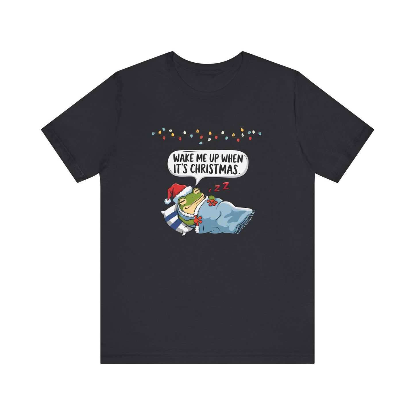 Wake Me Up When It's Christmas, Froggy Jersey T-Shirt - furevermama