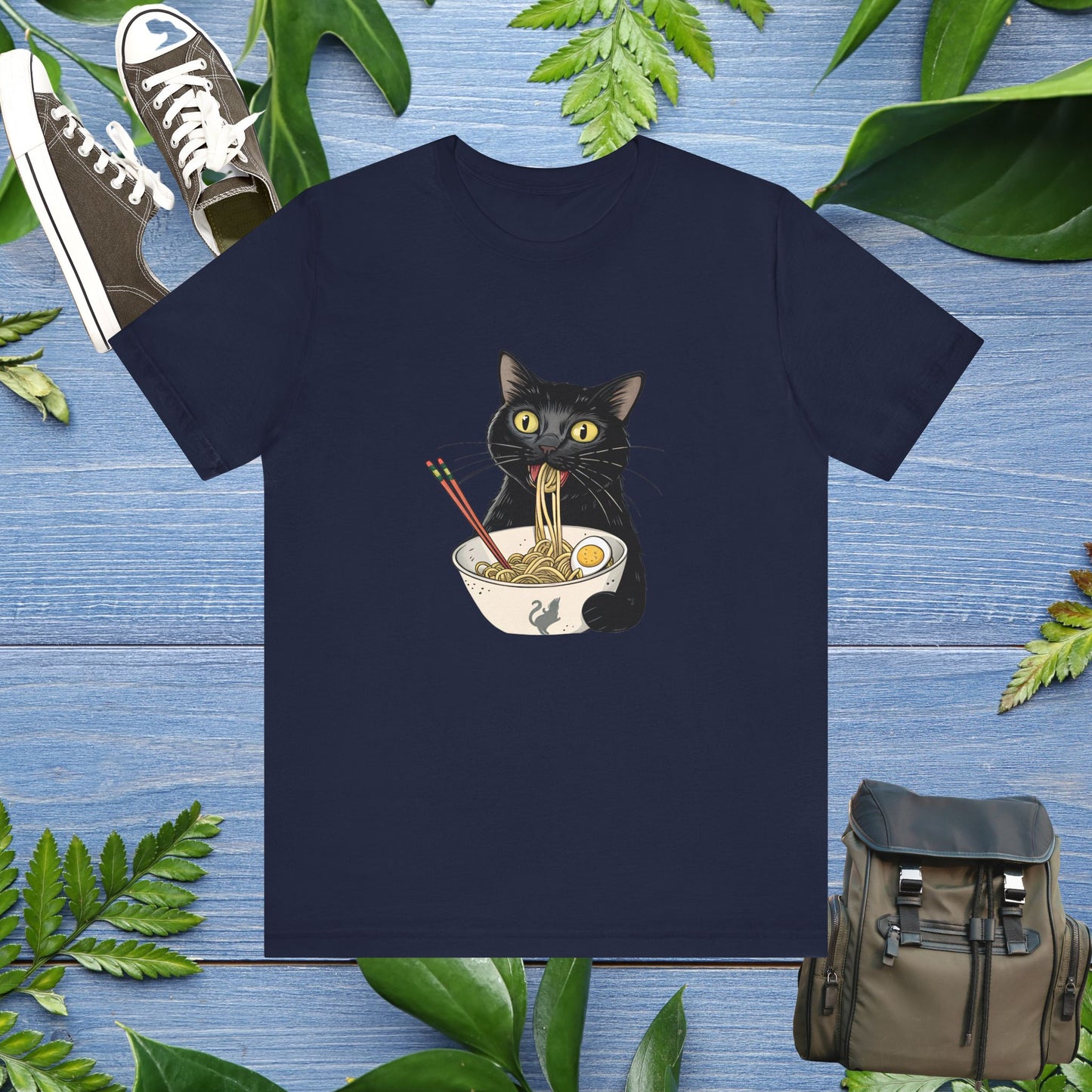Cat Eating My Ramen T-Shirt - furevermama