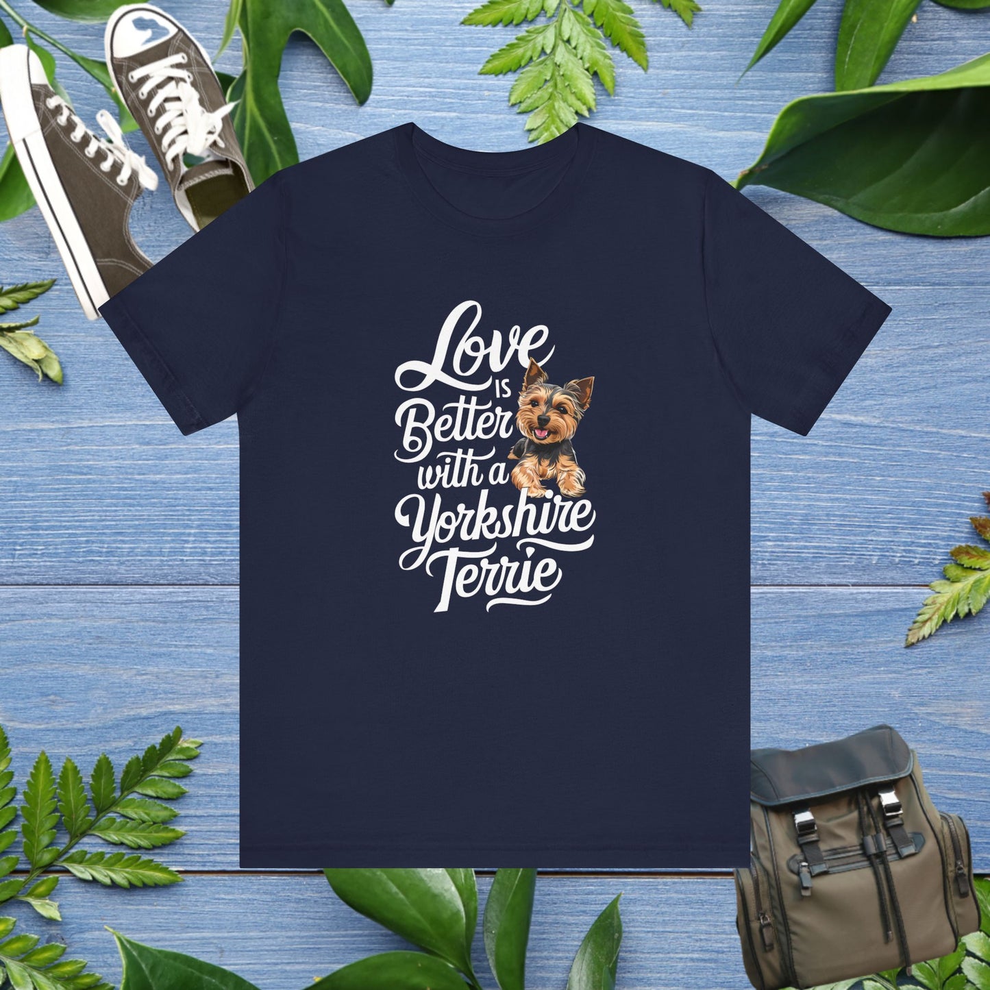 Life Is Better With A Terrie Yorkshire Unisex T-Shirt - furevermama