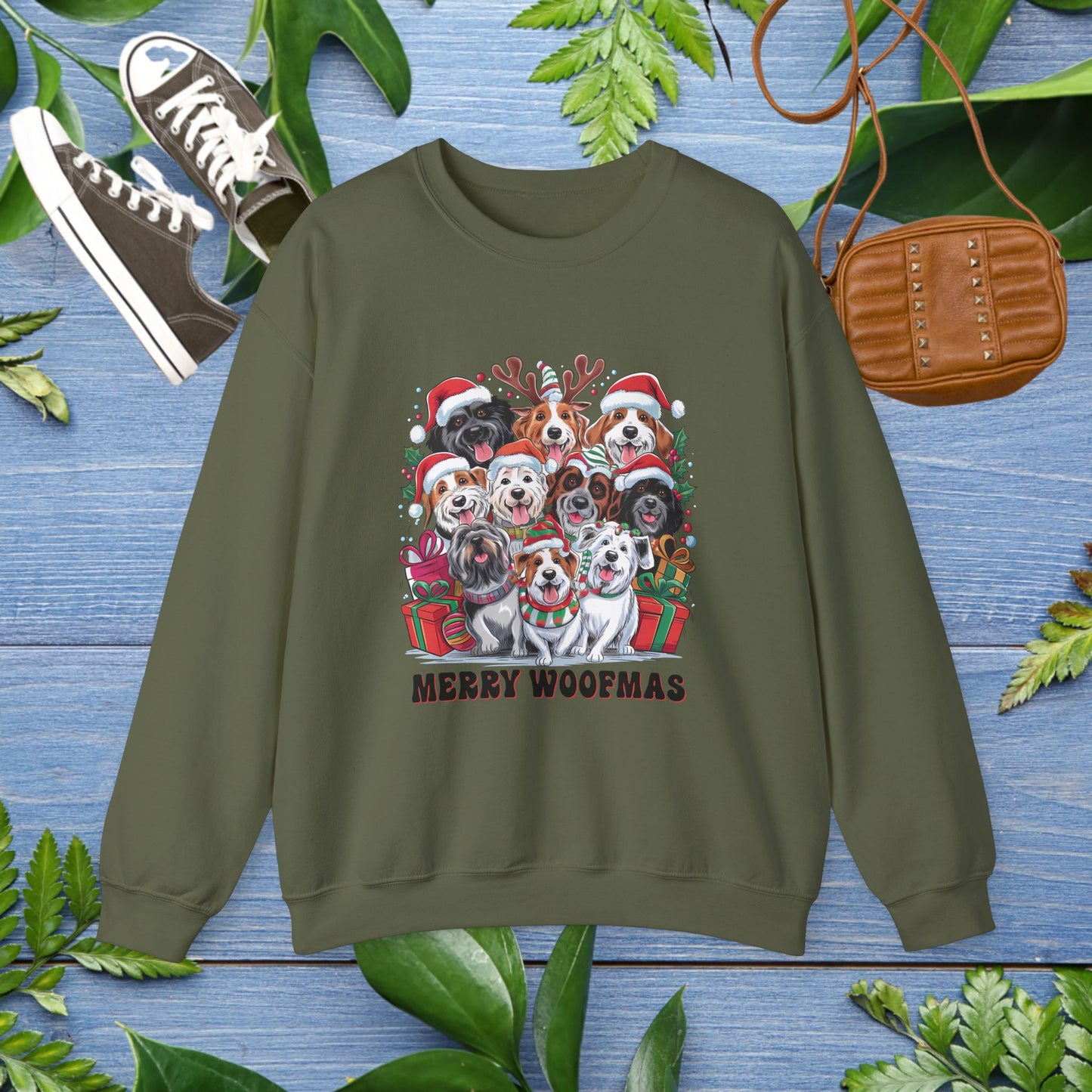Merry Woofmas Unisex Sweatshirt - furevermama
