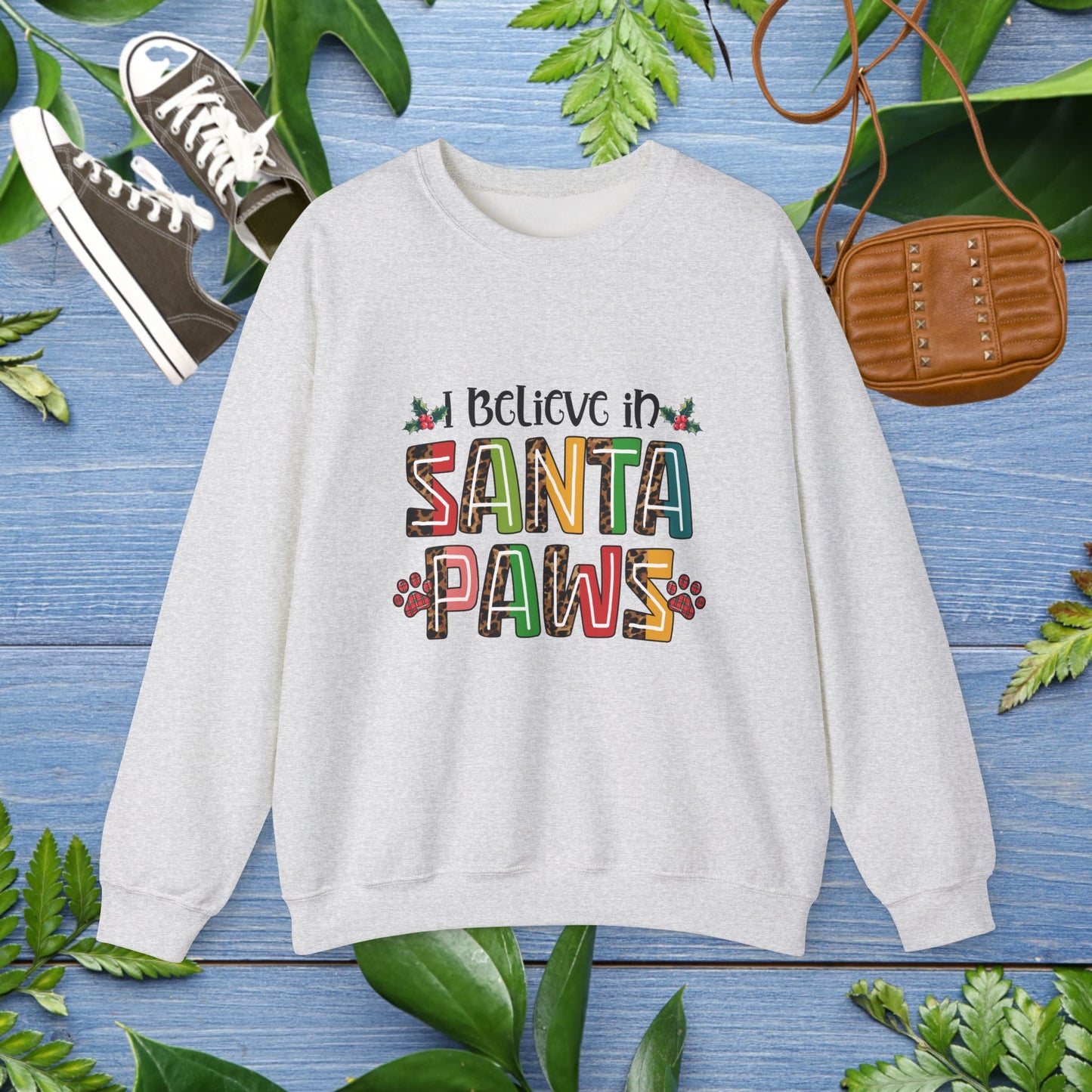 I Believe In Santa Paws Unisex Sweatshirt - furevermama