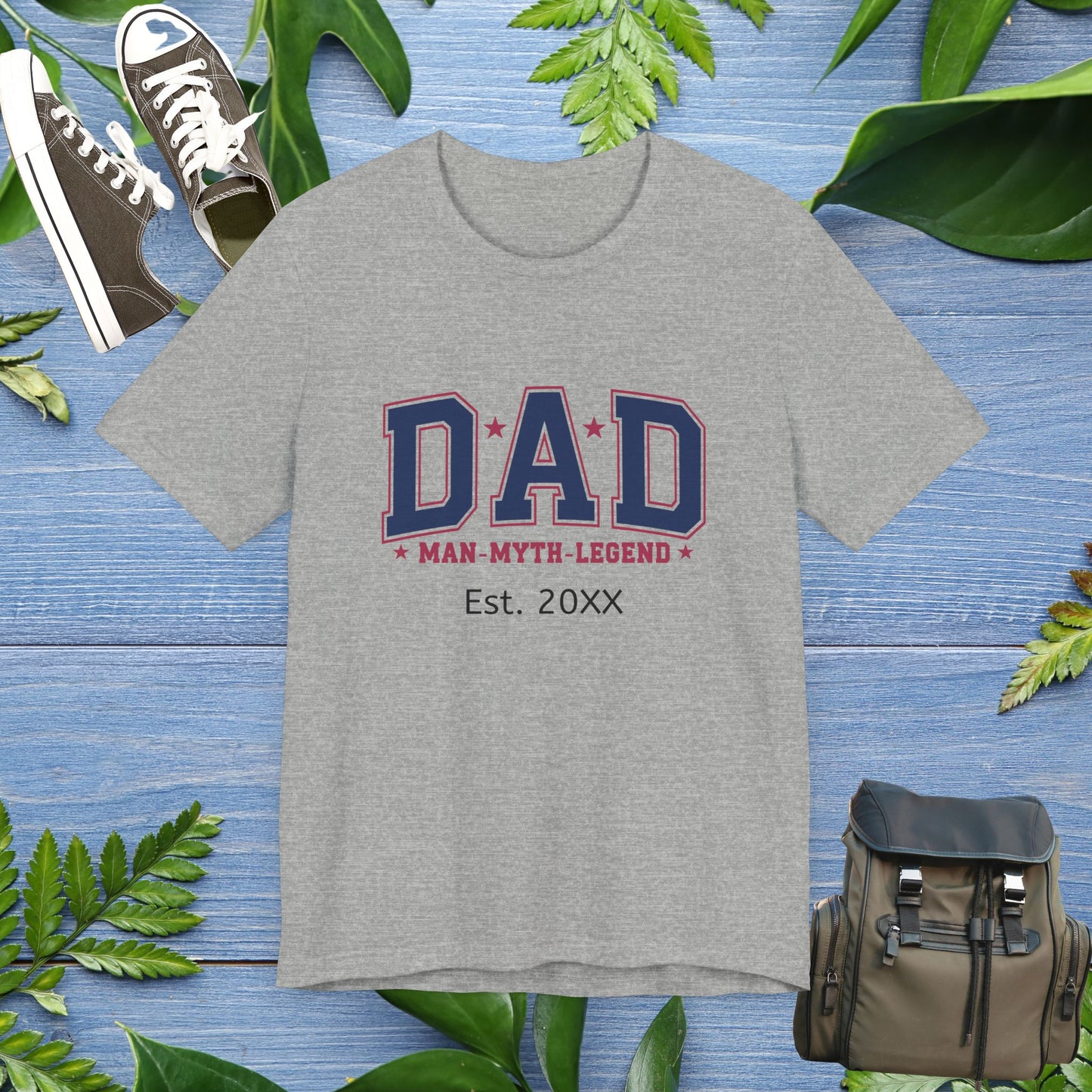 Dad Man-Myth-Legend Unisex Jersey Tee - Perfect Father's Day Gift