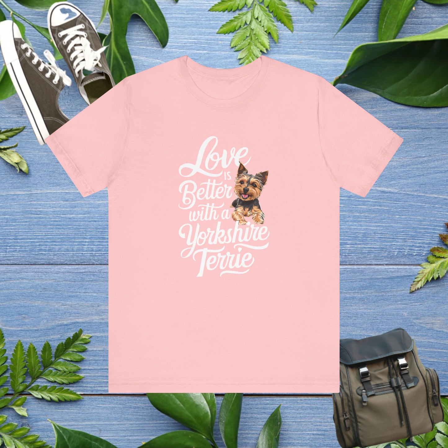 Life Is Better With A Terrie Yorkshire Unisex T-Shirt - furevermama