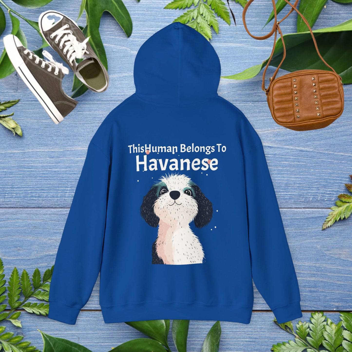 This Human Belongs To Havanese Unisex Hoodie - furevermama