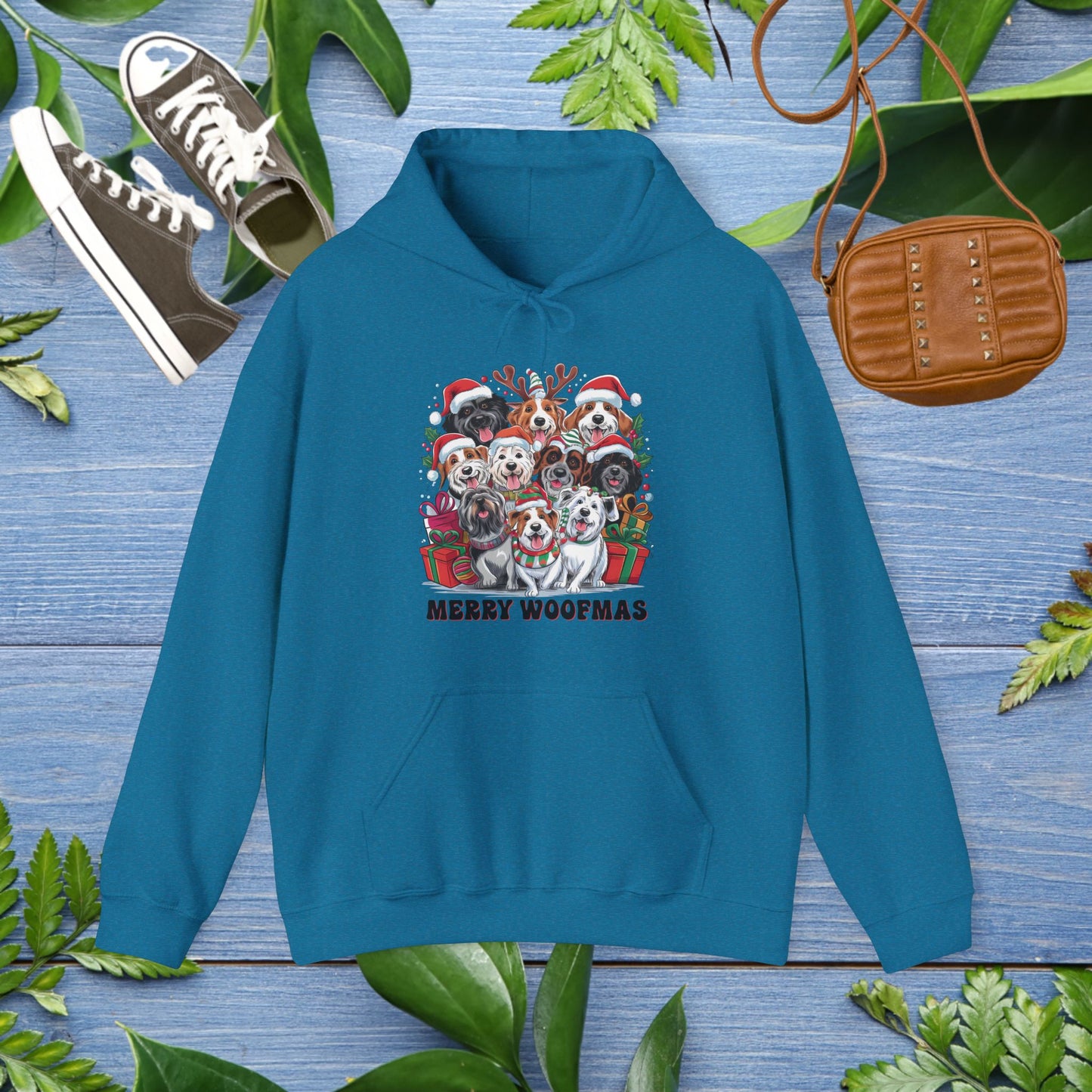 Merry Woofmas Unisex Hoodie - furevermama