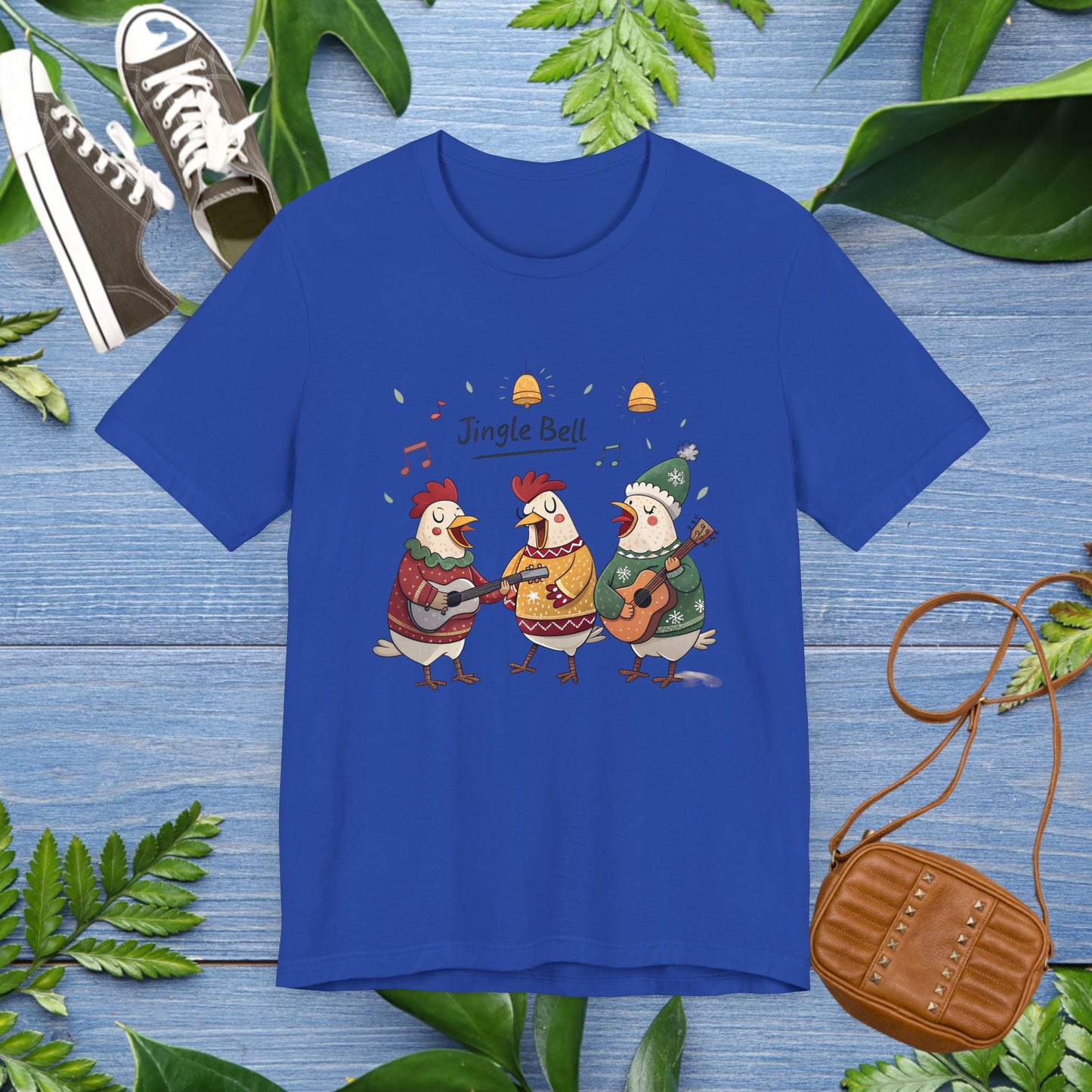 Jingle Bell Hens Unisex T-shirt - furevermama