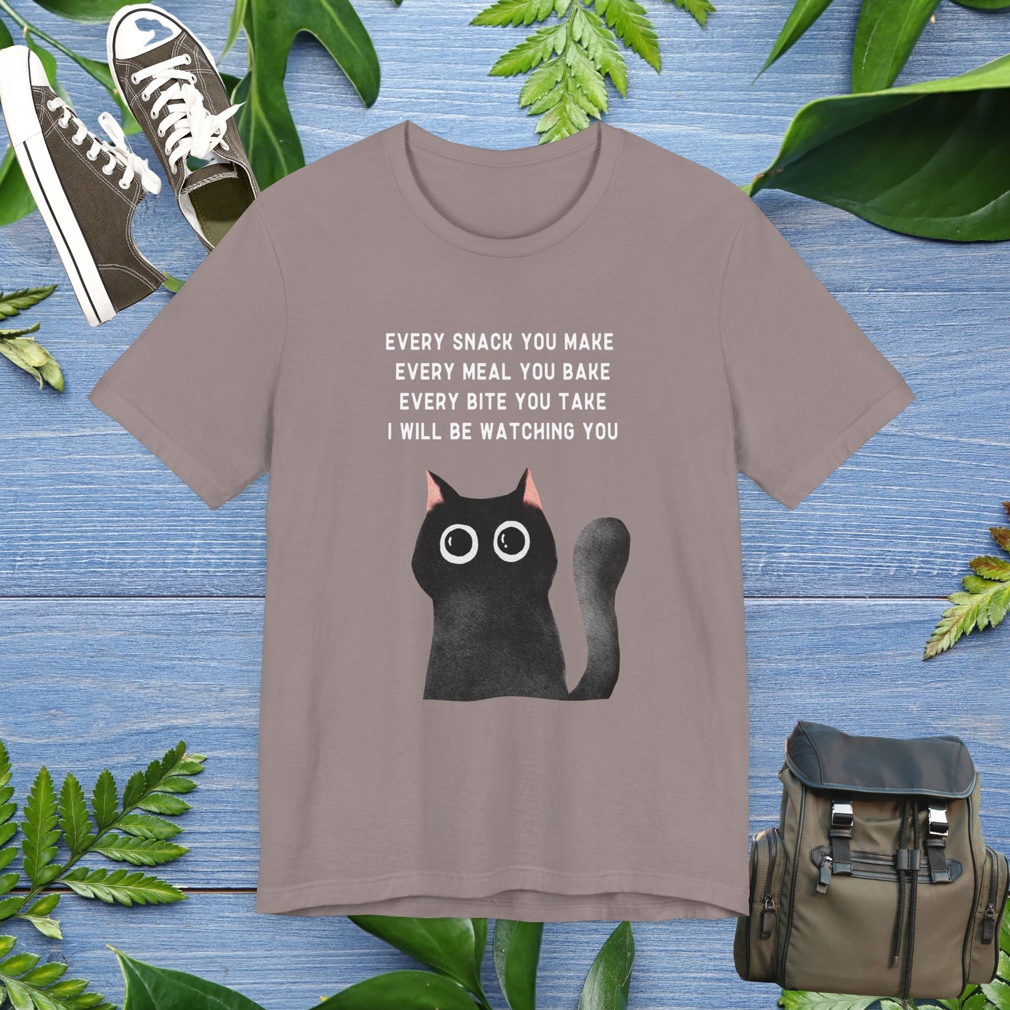 I Will be Watching You Cat Graphic Unisex T-Shirt - furevermama