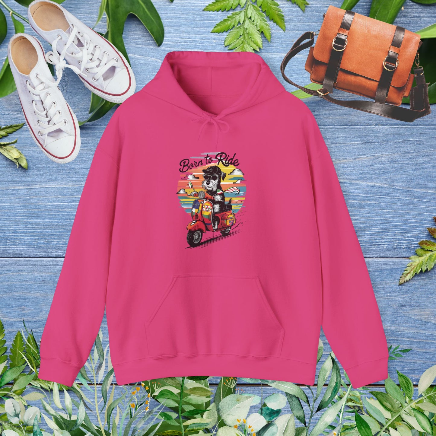 Born To Ride Dog Lover Hoodie - furevermama