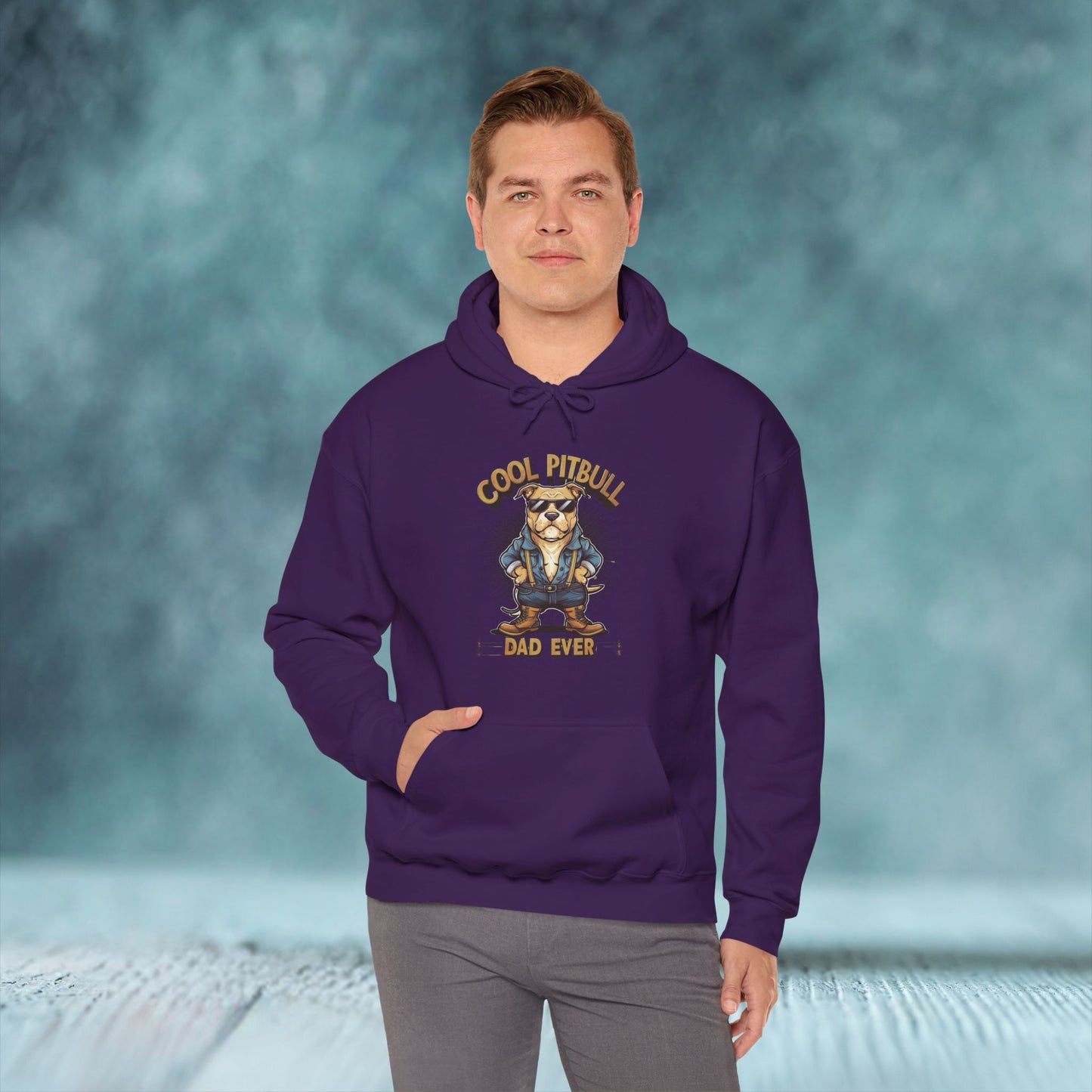 Cool Pitbull Dad Hoodie - furevermama