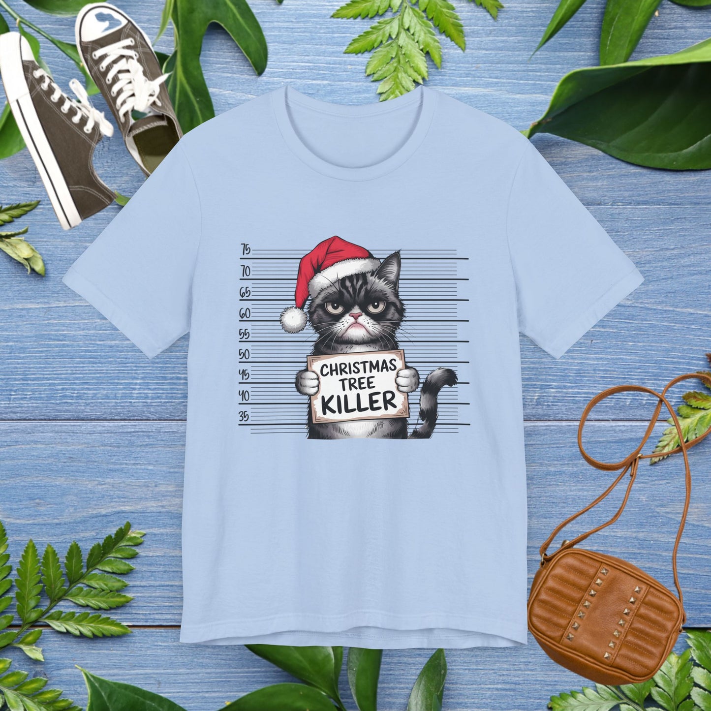 Christmas Tree Killer, Cat Graphic T-Shirt - furevermama