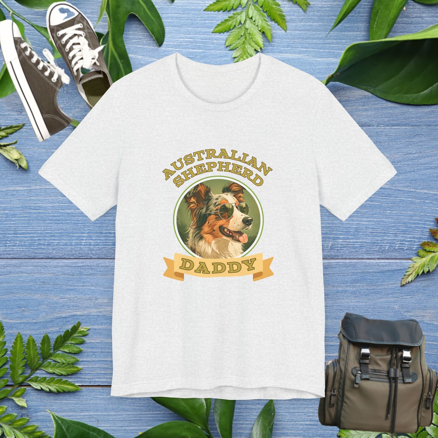 Best Australian Shepherd Daddy T-Shirt - furevermama